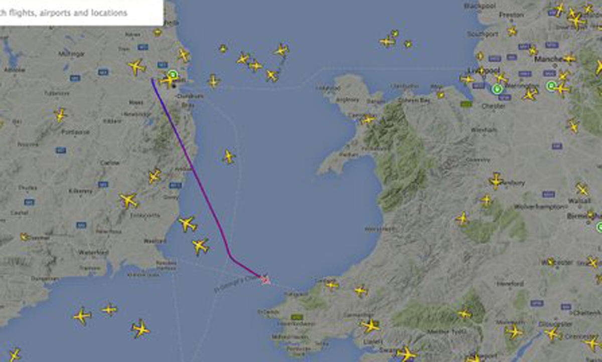 ULTIMA ORA. Incident aviatic pe ruta Dublin-Londra