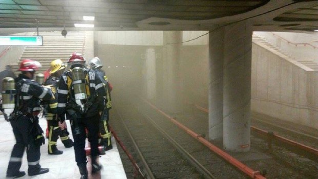 Incendiu la metrou, la Timpuri Noi