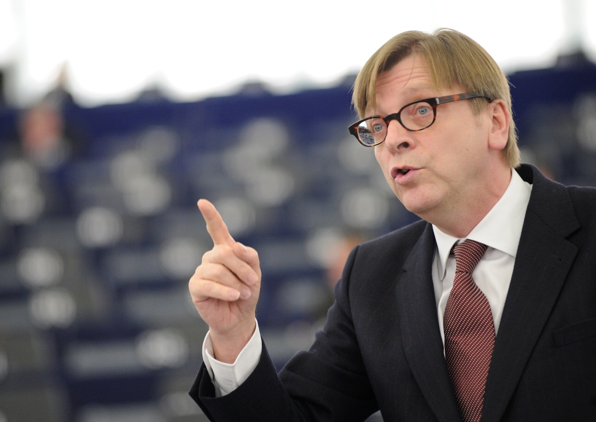 Guy Verhofofstadt, lider al ALDE si fost premier al Belgiei, l-a criticat in termeni duri pe Donald Trump, candidat republican la presedintia SUA.