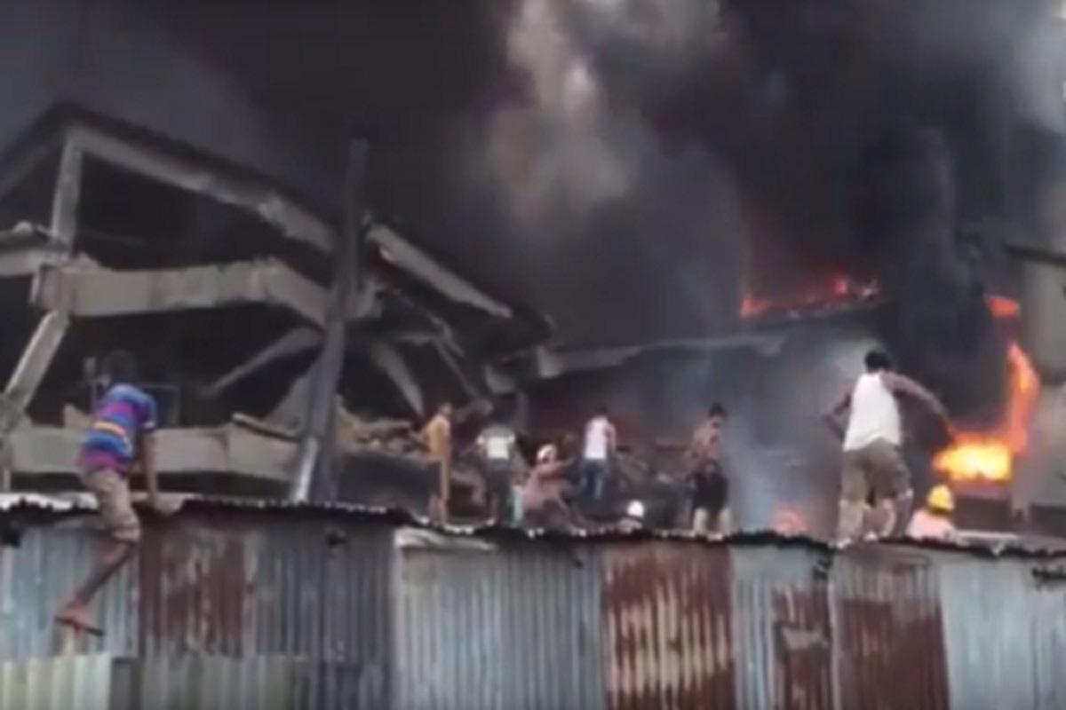 Incendiu de amploare in Bangladesh