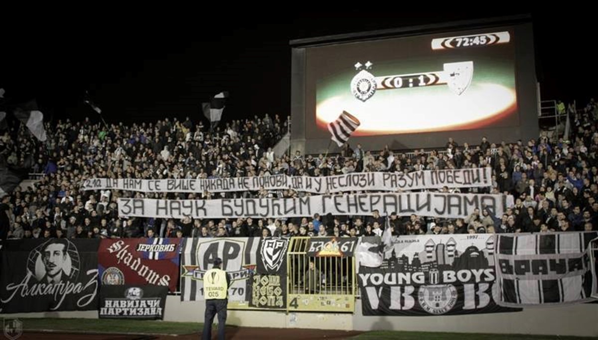 Partizan Belgrad a fost excluă de Uefa din Liga Campionilor și din Europa League, pentru o perioadă de trei sezoane competiționale.