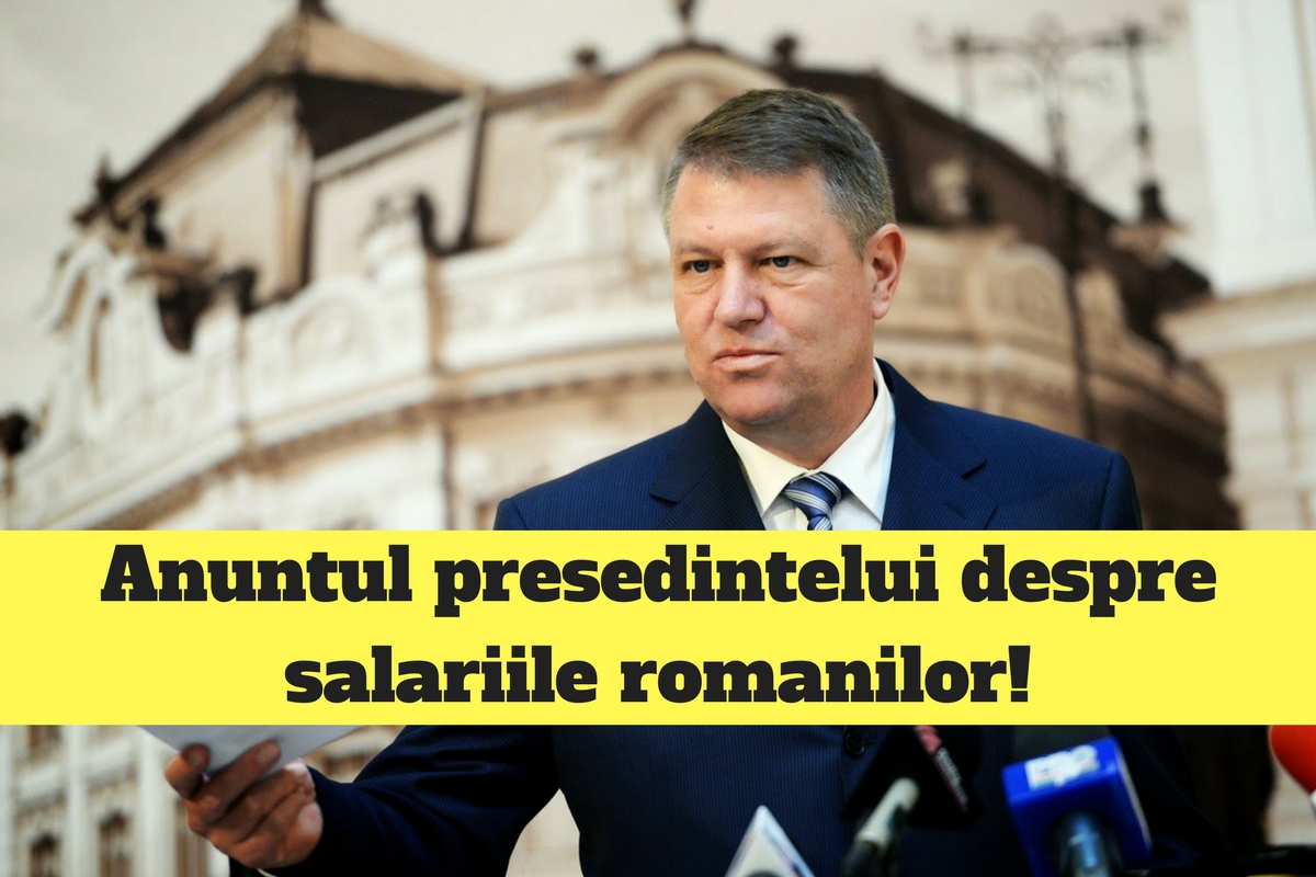 Președintele Klaus Iohannis a anunțat ce se va întâmpla săptămâna viitoare. Este legat chiar de salariile românilor!