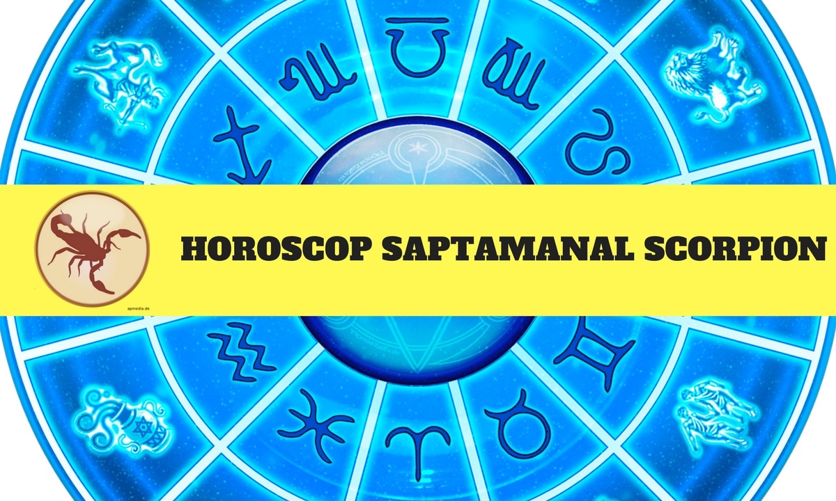 Horoscop săptămânal 26 martie – 1 aprilie 2018 Scorpion– Oana Hanganu