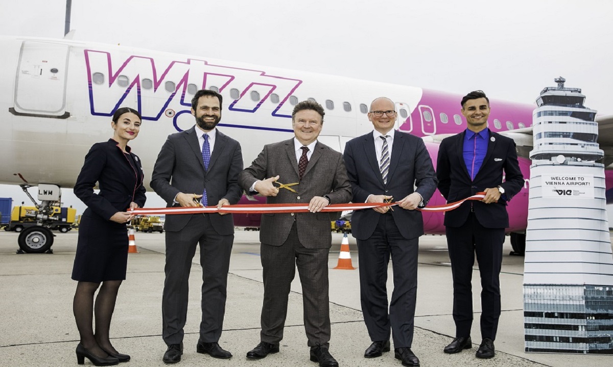 Bază nouă Wizz Air la Viena. 20% reducere la toate zborurile din și către Viena