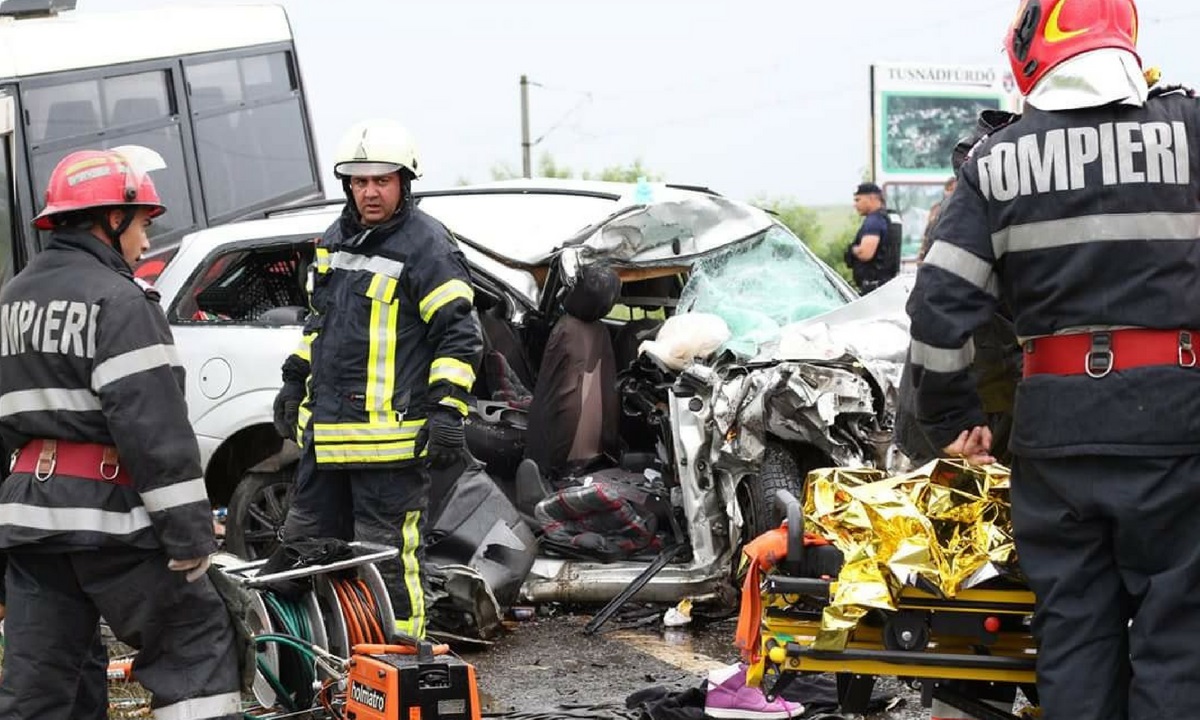Accident Bulgaria. 11 români au fost internați de urgență la spital