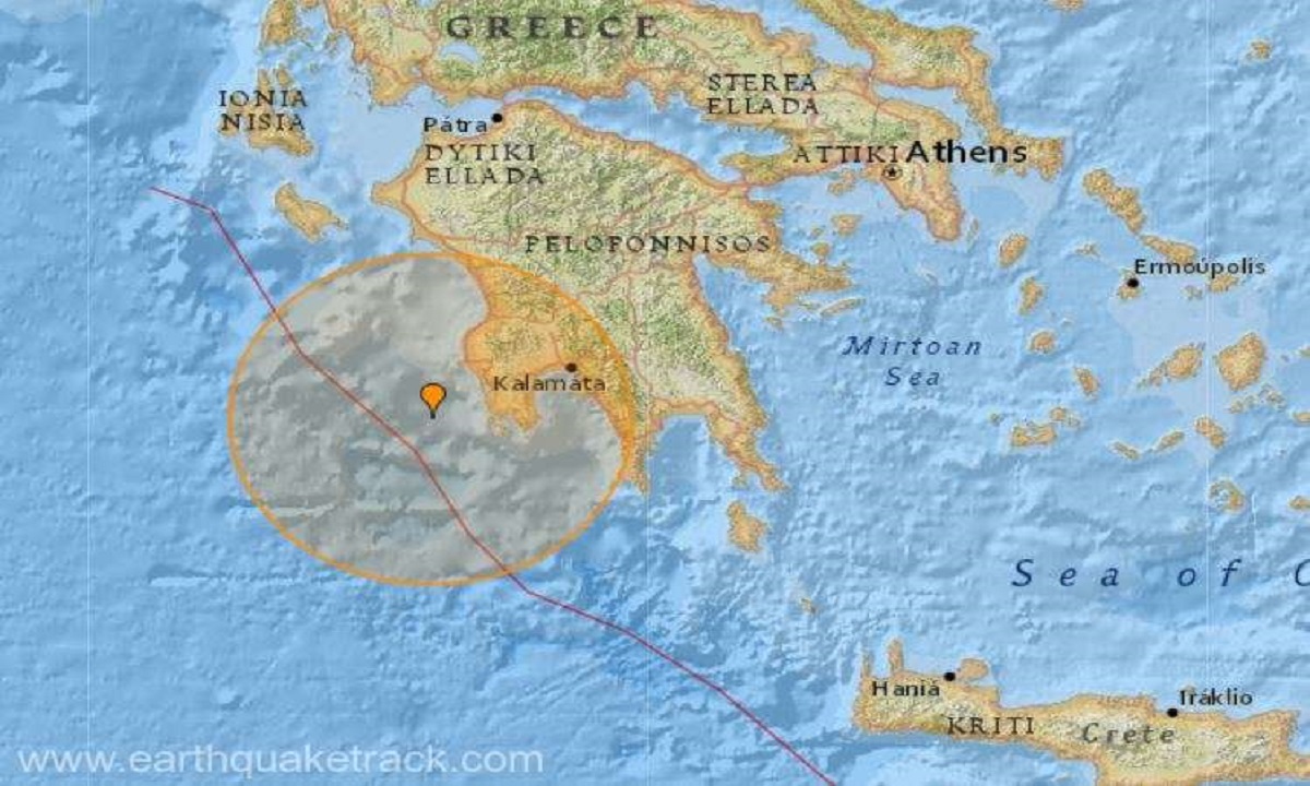 Cutremur de 5,5 grade în sudul Greciei