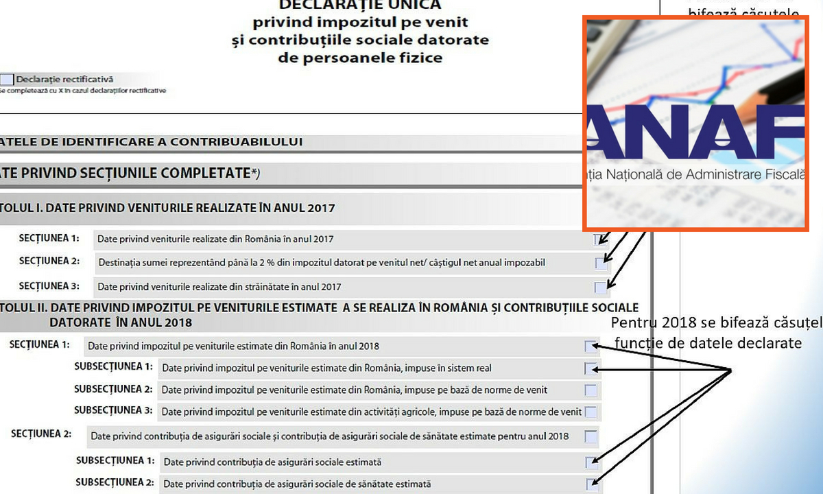 Declarația unică: ANAF a lansat o aplicație pentru a facilita depunerea formularului