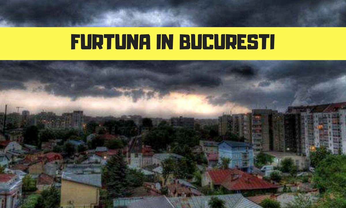 Cod galben de furtună în București. În ce alte zone vor mai fi vijelii