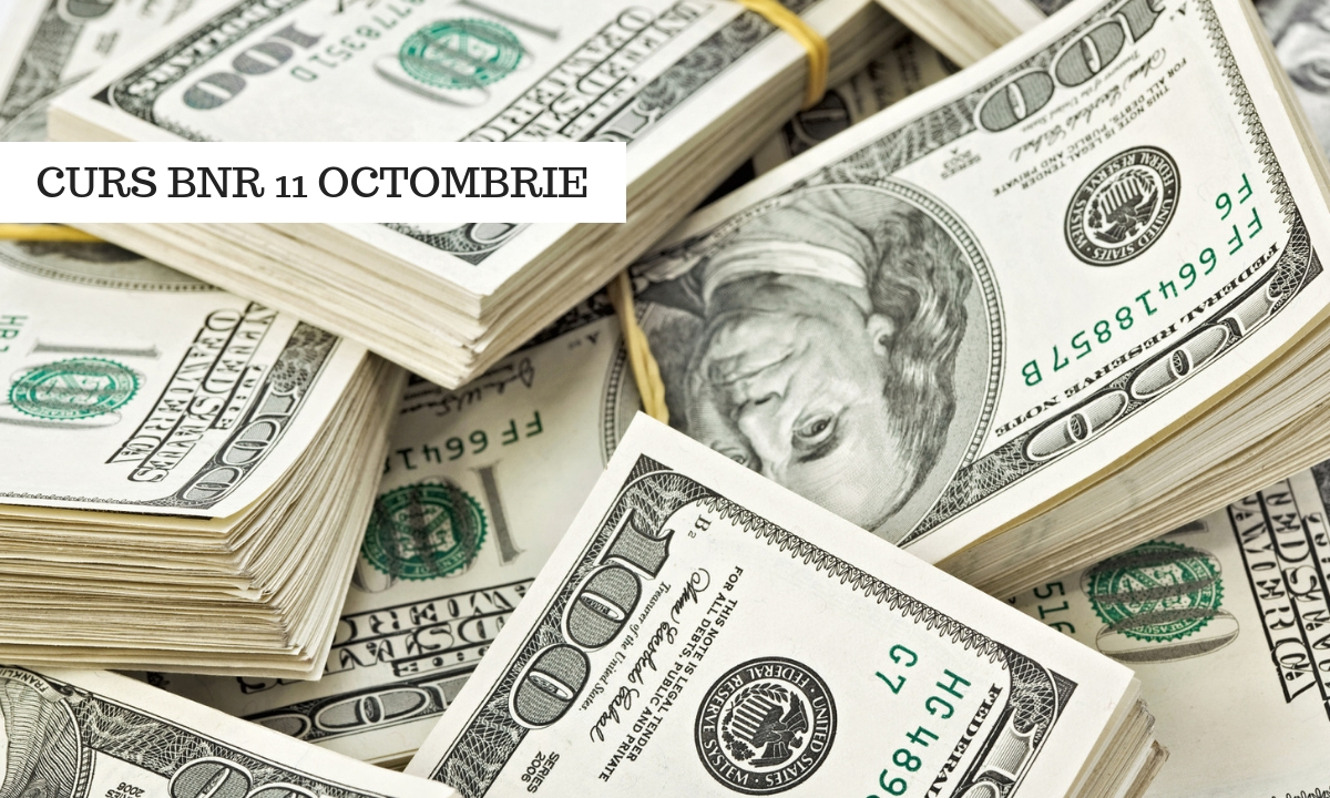 Curs BNR 11 octombrie: Cursul valutar de astăzi