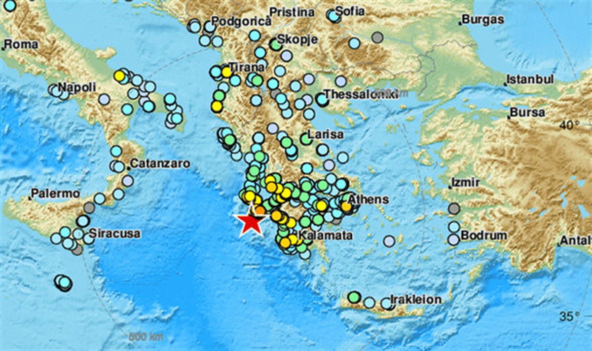 Cutremur în Grecia, cu magnitudine de 6.4 grade!
