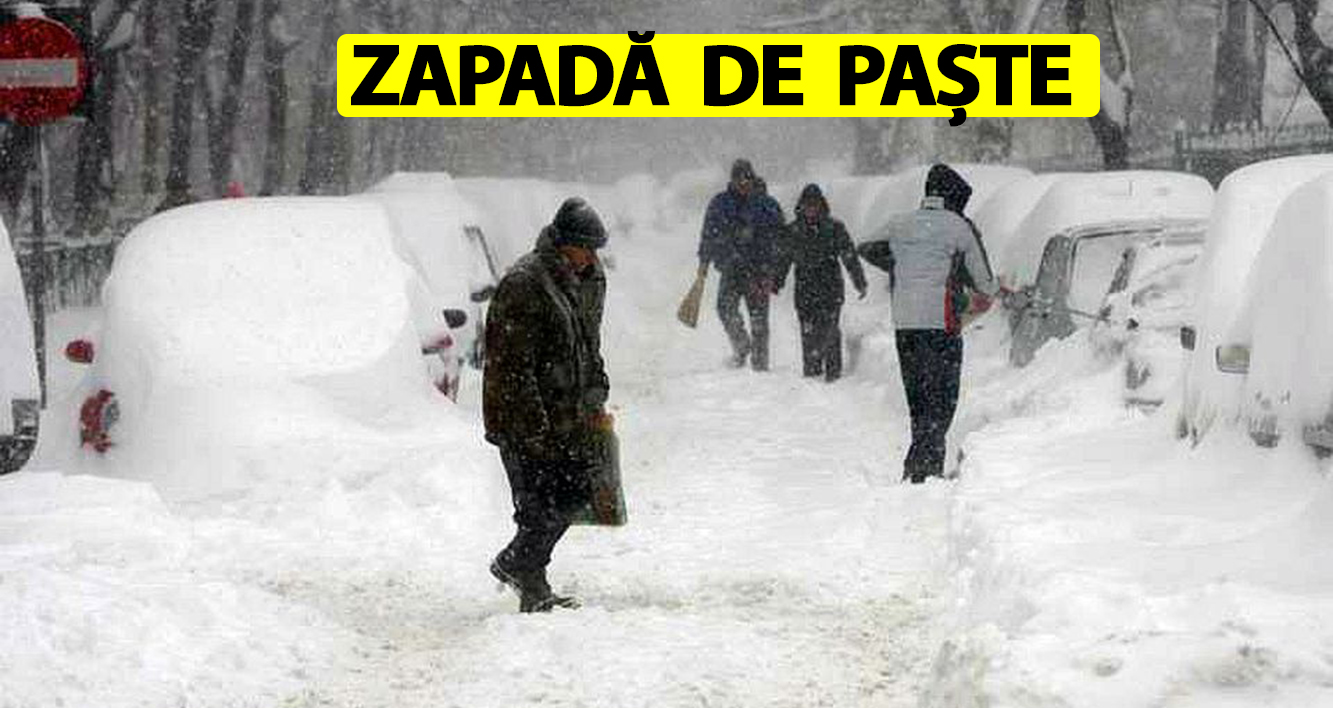 Temperaturi negative de Paște și ninsori ca în toiul iernii în România. Cea mai cruntă sărbătoare pascălă din istoria țării noastre