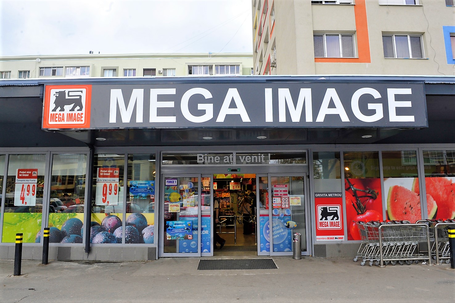 Mega Image anunţă că îngheaţă preţurile la toate produsele