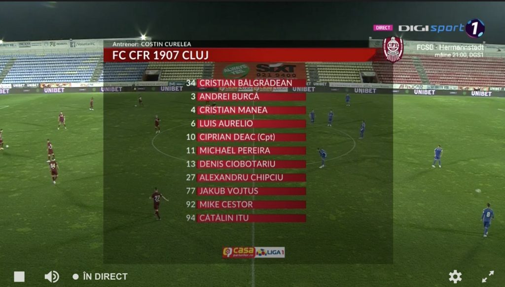 Voluntari - CFR Cluj SCOR 0-0. Bătălie aprigă pentru un loc în Liga 1