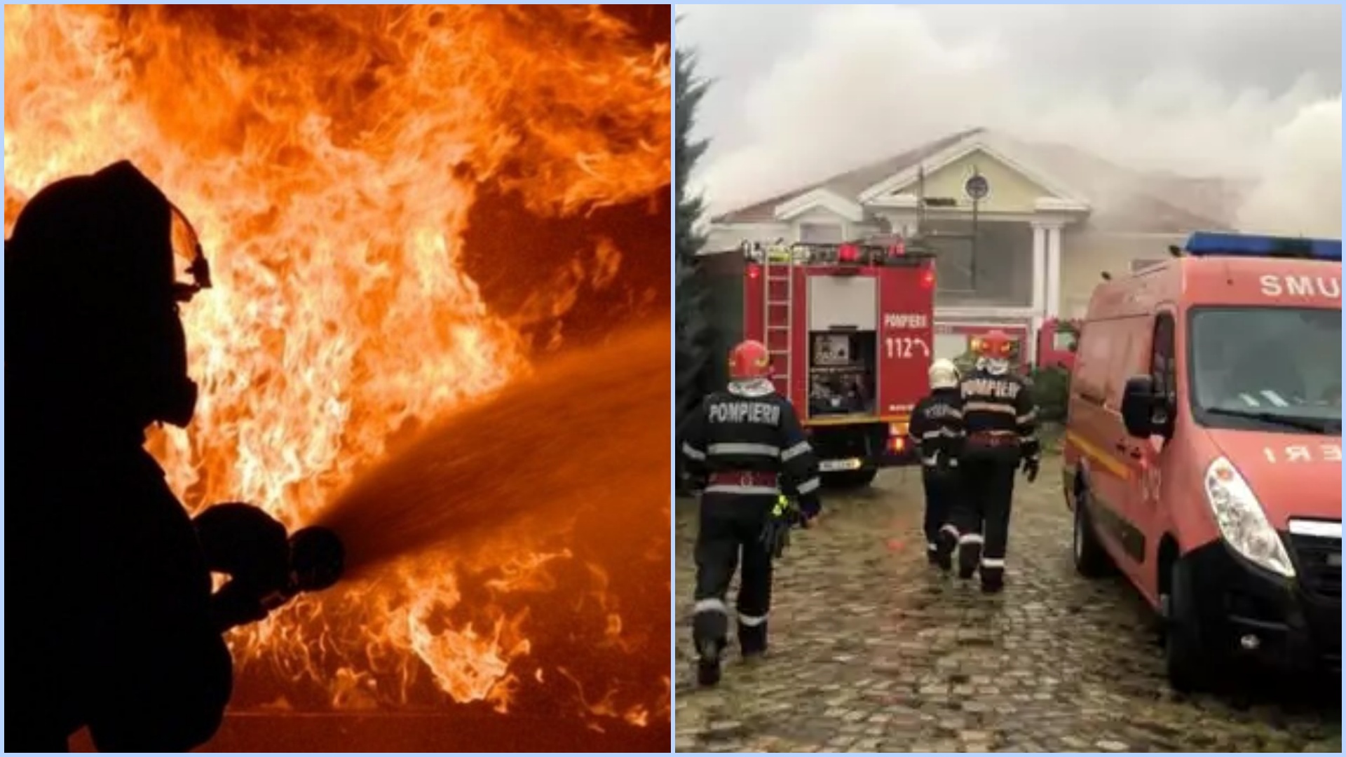 Incendiu de proporții la fosta casă a lui Irinel Columbeanu