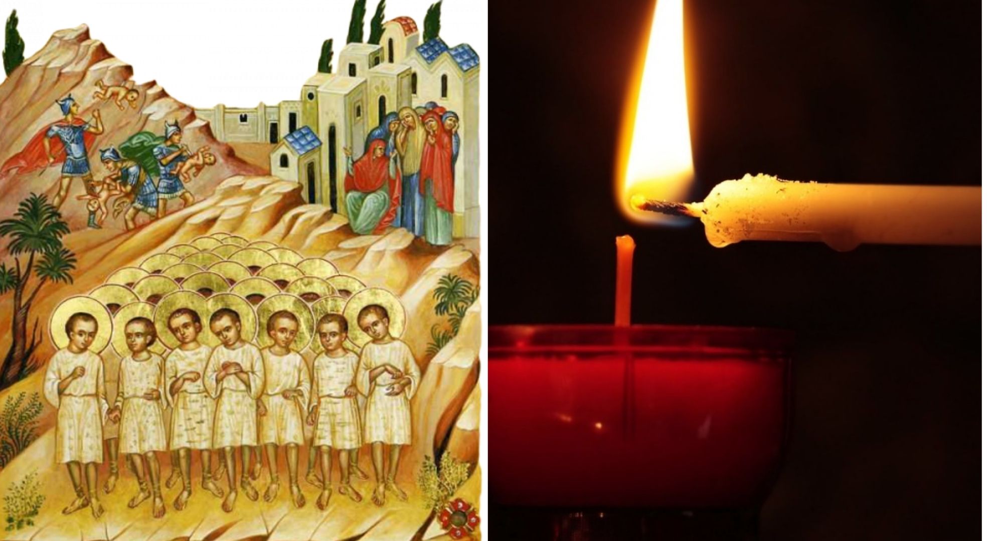Calendar ortodox 29 decembrie 2020. Aprindeți o lumânare pentru cei 14.000 de prunci uciși la porunca lui Irod