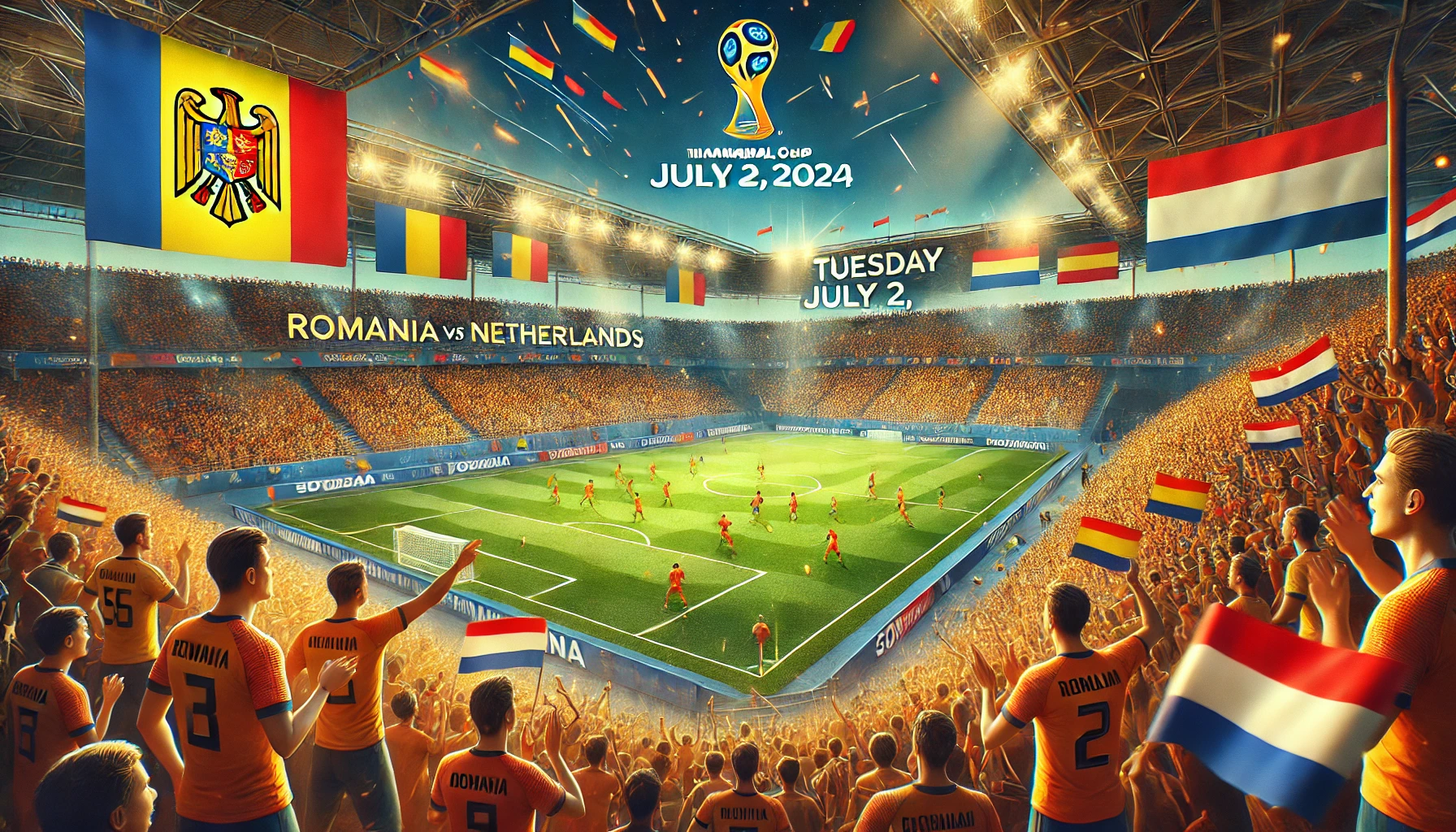 România - Olandă este live pe Pro TV, marți, 2 iulie 2024 și live text pe huff.ro