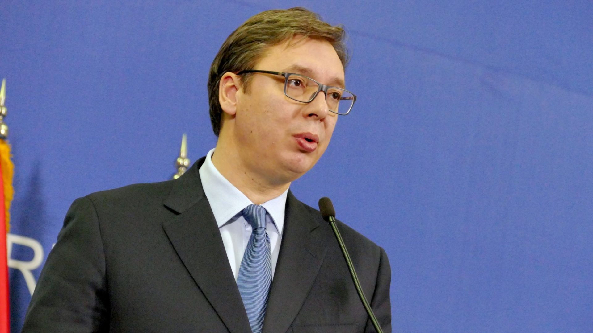 Aleksandar Vučić, liderul Partidului Progresist Sârb și fost președinte al Serbiei