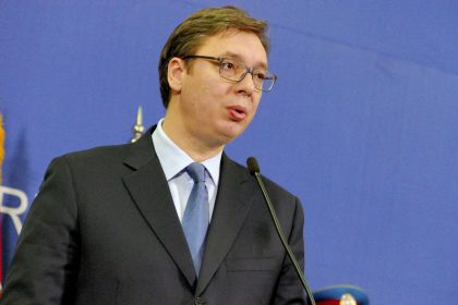 Aleksandar Vučić, liderul Partidului Progresist Sârb și fost președinte al Serbiei
