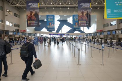 Terminalul de plecări al Aeroportului Internațional Henri Coandă din Otopeni