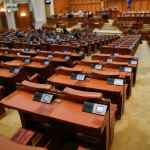 Palatul Parlamentului din București, unde Guvernul Niculescu are nevoie de 233 de voturi pentru învestitură
