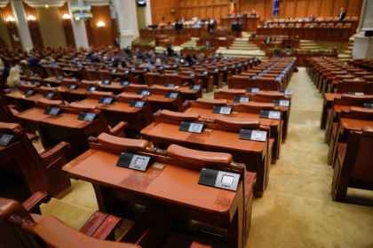 Palatul Parlamentului din București, unde Guvernul Niculescu are nevoie de 233 de voturi pentru învestitură